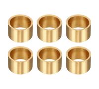 QUARKZMAN 6Pcs Douilles À Roulement, 25mm Alésage x 30mm OD x 20mm Longueur, Douilles Auto-Lubrifiantes En Bronze Fritté