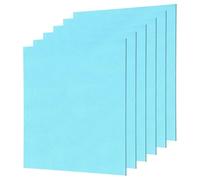 QUARKZMAN 6Pcs Feuilles Acryliques Pailletées Vert Lac 1/8" Épaisseur 8" x 8" Brillant PMMA Feuilles Plastiques Fluorescentes Extrudées Translucides pour l'Artisanat DIY Découpe Laser