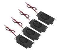 QUARKZMAN 6Pcs Haut-Parleur Mini Monovocal 3Watt 4Ohm Plage Complète Portable Mobile pour Machine Publicitaire avec Connecteur Fil Terminal St-PH 2.