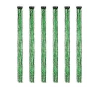 QUARKZMAN 6Pcs Kit De Paillettes Pour Cheveux À Clip, 17.7 Pouces Extensions Capillaires Étincelantes Fées Clips Résistants À La Chaleur Accessoires Cheveux Pailletés Colorés Pour Femmes,