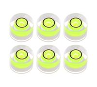 QUARKZMAN 6Pcs Niveau à Bulle Rond 8x5,5 mm Mini Niveaux à Bulle Vert
