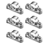 QUARKZMAN 6Pcs Support Pour Tube, M5 x 25mm 304 Acier Inoxydable Codes Support Pour Mur Fixation Pour Tube Carton