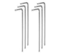QUARKZMAN 6pcs Torx Hex Clé Mollets T15 Élevé Carbone Acier Extra Long Bras | Torx Hex Clé Mollet L- Forme Étoile Clés pour Automobile Pelouse Équipement et Moteur Réparations