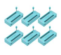 QUARKZMAN 6Pcs Universal IC Test ZIF Socket 28 Pin 2.54mm Pitch DIP Integrate Socket Pour Microcontroller, Chip, Breadboard