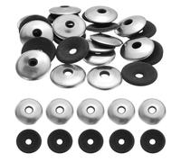 QUARKZMAN 70Pack Rondelles D'Étanchéité En Acier Inoxydable EPDM, 1/4" x 1" Joint En Néoprène Pour Vis Boulons Machines (M6.3x25mm)