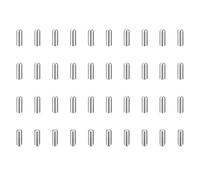 QUARKZMAN 70pcs Goupilles Cylindriques à Tête Ronde, 2x6mm Goujon Cylindrique 304 Acier Inoxydable Industriel Mécanique Chevilles Support d'Étagère Tige Fixation Installation Meubles