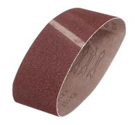 QUARKZMAN 76mm x 457mm Bandes Abrasives, 1 Pcs 80 Grains Bande Abrasive en Oxyde D'Aluminium pour Travail du Bois, Polissage du Métal, Affûtage de Couteaux
