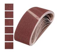 QUARKZMAN 76mm x 457mm Bandes de Ponçage 18Pcs 60/80/120/150/240/400 Grains | Ceinture Abrasive en Oxyde D'Aluminium pour Travail du Bois, Polissage de Métal, Affûteuse de Couteaux