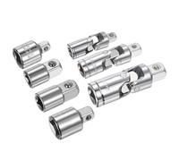 QUARKZMAN 7Pcs Jeu D'Adaptateurs De Douille À Choc 1/4" À 3/8" 1/2" À 3/8" Standard SAE Adaptateur De Cliquet À Choc Avec Cardan