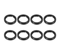 QUARKZMAN 8 joints d'huile TC 35mm DI 45mm DE 8mm noir | Caoutchouc nitrile, double lèvre, avec ressort, anti-fuite d'huile, pour moteurs, pompes à eau, embrayage,