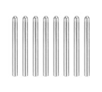 QUARKZMAN 8 Pcs 304 Acier Inoxydable Goujons, 3x35 Mm Tête Ronde Extrémité Plate Chanfreinée Élément De Fixation Métallique Pour Projet DIY Meubles