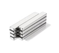 QUARKZMAN 8 Pcs Aimant Autocollant Rectangulaire 60x10x5mm Aimants Extra Puissants Petits Plats Fixation Magnétique pour Bureaux, Tableaux Magnétiques, Armoires de Cuisine, Artisanat