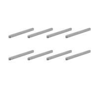 QUARKZMAN 8 Pcs Clavette À Bout Rond, 100x8x7mm Clavettes Parallèles En Acier Au Carbone Pour Arbre De Transmission Pour Industrie De Fixations Mécaniques
