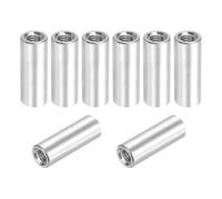 QUARKZMAN 8 Pcs Entretoises Rondes En Aluminium M3x20mm, Espaceurs Filetés Femelle Pour Pièces RC Multirotor DIY FPV Quadcopter (Couleur Argentée)