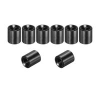 QUARKZMAN 8 Pcs M3x6mm Entretoises Colonnes Rondes En Aluminium, Écrous D'Accouplement Entretoises Filetées Femelle Pour Pièces RC Multirotor DIY FPV Quadcopter (Noir)