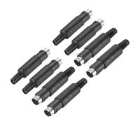 QUARKZMAN 8 Pcs S-Video DIN Mini Male Socket 5 Pin Signal Transmission Mini Din Plug Mini Din Connector pour TV DVD Computer Player(PS/2 Plug)