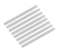 QUARKZMAN 8 Pcs Tige Filetée Entièrement 1/4"-20 UNC Pas de Filetage 110mm de Long en Acier Inoxydable 304 Tiges Filetées à Droite, Goujons de Barre pour Réparation, Bricolage
