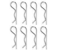 QUARKZMAN 8 Pièces Clip d'attelage 3,5mm x 75mm Acier Inoxydable 304