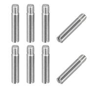 QUARKZMAN 8 Pièces Fentes Mâles Droit Goupilles Filetées, M3 x 16mm Goupille Cylindrique Fendue en Acier Inoxydable 304 Filetage Extérieur pour Meubles et Armoires de Positionnement Solide