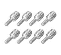 QUARKZMAN 8 Pièces Vis de Réduction à Double Tête, M4 x 10mm à M8 x 10mm Boulons Filetés à Double Extrémité en Acier Inoxydable 304 pour Fixation d'assemblage de Machines de Meubles