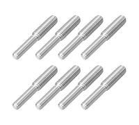 QUARKZMAN 8 Pièces Vis de Réduction à Double Tête, M4 x 15mm à M5 x 15mm Boulons Filetés à Double Extrémité en Acier Inoxydable 304 pour Fixation d'assemblage de Machines de Meubles