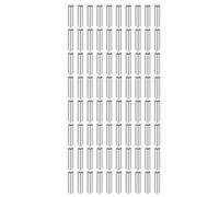 QUARKZMAN 80 Pcs 4 mm x 14 mm Goujons Cylindriques En Acier Inoxydable 316L Goujons De Support D'Étagère Tiges D'Épingles Éléments De Fixation Épingle Métallique Pour Étagère Ton Argenté