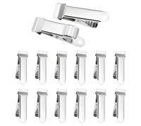 QUARKZMAN 80 Pcs Alligator Cheveux Pinces, 40 x 13mm(LxW) Argent Métal Boucles Crocodile Pinces pour Cheveux, Noeud Fabrication, Pinces Bricolage Accessoires Épingles à cheveux