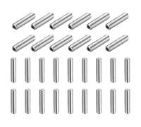 QUARKZMAN 80 Pcs Vis Sans Tête M3-0.5 x 8mm, Vis À Tête Hexagonale Creuse En Acier Inoxydable 304 À Pointe Ronde Pour Réparation De Meubles Et Projets DIY Pour Fixations De Salle De Bain