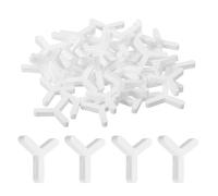 QUARKZMAN 800Pcs Espaceurs Plastiques En Y 3mm 1/8 Pouce Espaceurs Blanc | Pour Carrelage Mural Et Sol Outils De Pose Pour Carreaux Hexagonaux Pour Installation De Carreaux Céramiques