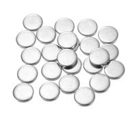 QUARKZMAN 80Pcs Disques en Acier Inoxydable, 12mm de Diamètre, 3mm d'Épaisseur en Acier Inoxydable 304 Feuille Ronde Plate Ronde pour l'Estampage du Métal et la Fabrication de Bijoux