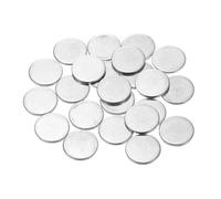 QUARKZMAN 80Pcs Disques en Acier Inoxydable, 16mm de Diamètre, 1mm d'Épaisseur en Acier Inoxydable 304 Feuille Ronde Plate Ronde pour l'Estampage du Métal et la Fabrication de Bijoux