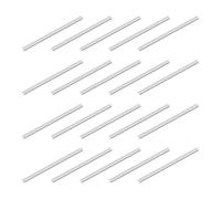 QUARKZMAN 80Pcs M1 x 20mm 304 Acier Inoxydable Goupille Cylindrique, Chevillage de Support d'Étagère Goupille Parallèle Fixation Pour Fabrication Mécanique, Industrie, Argent