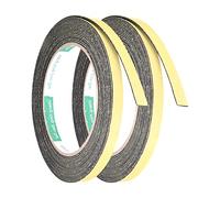 QUARKZMAN 8mm W 1mm T 16.4ft Mousse Joint Ruban x 2 Pcs Auto Adhésif EVA Météo Décapage Insonorisé Preuve Joint Bande pour Portes Espace Blocage