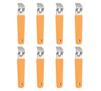 QUARKZMAN 8Pack Ouvre-Bouteilles En Acier Inoxydable, Mini Ouvre-Bouteilles De Poche Petit Outil Pour assure De Liquide Oral Boissons Canettes De Bière Maison, Orange