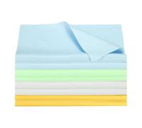 QUARKZMAN 8pcs 12"x12" Grands Chiffons De Polissage Et De Nettoyage Pour Guitare En Microfibre Doux Et Épais Nettoyeur De Cymbales Multicolores Pour Violon Piano Trompette Flûte.