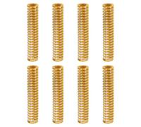 QUARKZMAN 8pcs 3D Imprimante Chauffage Lit Ressort, 20mm OD 100mm Longueur Lumière Charge Compression Moule Matrice Ressort 3D Imprimante Compression Ressort, Jaune