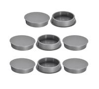 QUARKZMAN 8Pcs Bouchon de Trou en Nylon, 39.5-40mm Diamètre de Trou Bouchon d'étanchéité Rond Souple et Flexible de Verrouillage Bouchons en Caoutchouc pour Bouteilles, Tuyaux, Cuisine, Gris