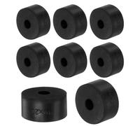 QUARKZMAN 8pcs Entretoises en Caoutchouc, Rondelles Caoutchouc Anti-Vibration Épaisses Amortisseur Coussins pour Accessoires Maison Voiture Réparation, 40mm OD x 10mm ID x 20mm Hauteur
