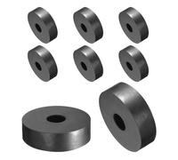 QUARKZMAN 8pcs Entretoises en Caoutchouc, Rondelles Caoutchouc Anti-Vibration Épaisses Amortisseur Coussins Maison Réparation, 70mm Diamètre Extérieur, 20mm Diamètre Intérieur, 20mm Hauteur