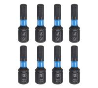 QUARKZMAN 8pcs H4.0 Embout de Tournevis Hexagonal 1/4" Tige Hexagonale 25mm/1" Longueur Magnétique Embouts Acier S2 Forets de Tournevis et de Perceuse Électrique de Qualité Industrielle