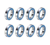 QUARKZMAN 8pcs Roulements à Billes à Gorge Profonde Micro 6702-2RS, Petits Roulements Rigides à Billes Z4 en Acier Chromé ABEC5 en Carbone 17x26x5mm Joint Double Caoutchouc pour Moteur (P5)