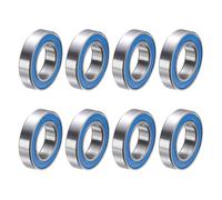 QUARKZMAN 8pcs Roulements à Billes à Gorge Profonde Micro 6903-2RS, Petits Roulements Rigides à Billes Z4 en Acier Chromé ABEC5 en Carbone 17x30x7mm Joint Double Caoutchouc pour Moteur (P5)