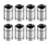 QUARKZMAN 8Pcs Roulements à Billes Linéaires LM5UU, Alésage de 5 mm, Diamètre Extérieur de 10 mm, Longueur de 15 mm, Pour CNC, Imprimante 3D