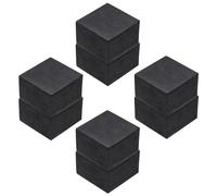 QUARKZMAN 8Pcs Tampons en Caoutchouc Anti-Vibrations Durs, 50mm Carré Tapis d'Isolation des Vibrations, 30mm Épaisseur Blocs en Caoutchouc Antidérapants, Anti-Dérapant Anti-Bruit pour HVAC