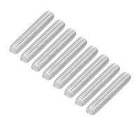 QUARKZMAN 8Pcs Tiges Filetées Entièrement, M4 x 20mm Acier Inoxydable 304 Goujons de Barre Filetée à Droite Pas de Filetage M4-0.7 pour l'Assemblage de Machines de Meubles