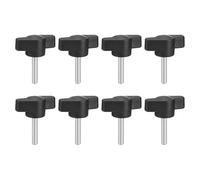 QUARKZMAN 8Pcs Vis À Poignée De Serrage, M4 x 20mm Métrique En Acier Au Carbone Vis À Tête En Forme De T Pour Remplacement Rapide De Poignée De Serrage Manuel