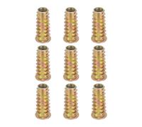 QUARKZMAN 9 Pièces D'Insert Fileté Pour Bois, Alliage De Zinc M8 Écrou Fileté Entraînement Hexagonal 30mm Longueur Pour Meubles, Armoire, Tables Et Chaises