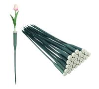 QUARKZMAN 90 Pcs Tubes À Eau Florales 12 inch Tubes À Eau pour Fleurs Dark | Floral Vials Avec Pic Et Bouchons Pour Plantes Tiges Fleurs Fraîches, Arrangement ornementation Fleuriste