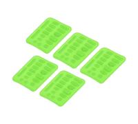 QUARKZMAN 90pcs Bouchons de Protection de Port USB en Silicone pour Type C/USB C, Prise USB Femelle, RJ45, Carte SD, Ports Casque, Vert (16pcs/Ensemble)