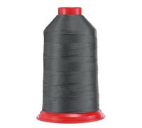 QUARKZMAN 962 Yards Fil à Coudre en Nylon Lié Taille 630D/3 Fil à Coudre en Nylon pour Usage Intensif pour Extérieur pour Cuir Jeans et Tissage Artisanat Machine DIY Gris